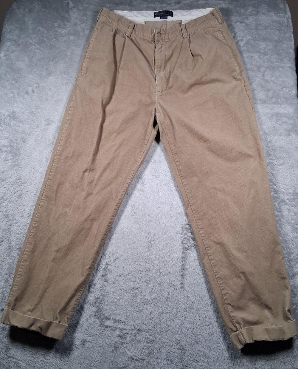 Polo Ralph Lauren Hammond Pants Mens 36x30 (Fits 32x30) Classic Fit Corduroy